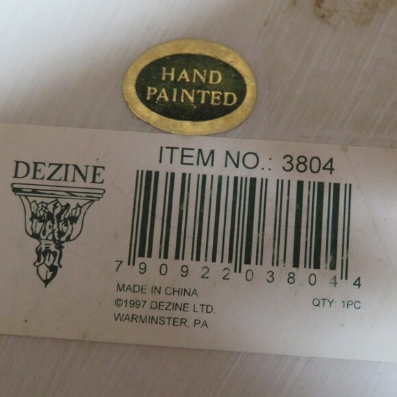 Dezine Handpainted ROSES Trinket Box Vintage (K643) - Picture 6 of 9